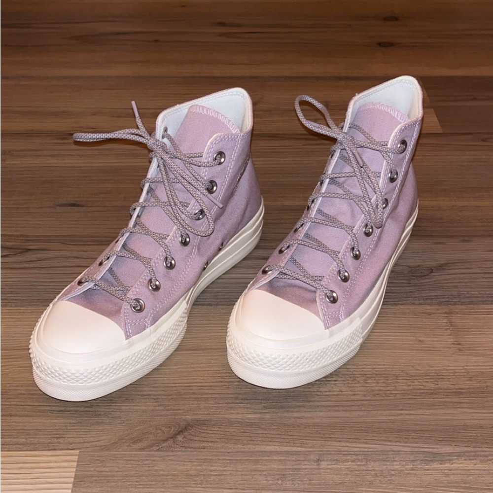 Purple Platform Converse